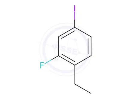 Chemical structure of Benzene, 1-ethyl-2-fluoro-4-iodo-