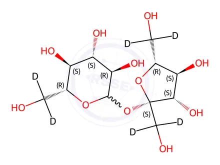 Chemical structure of Sucrose-1,1,6,6,6',6'-d6