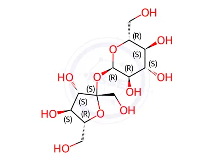 Chemical structure of Sucrose