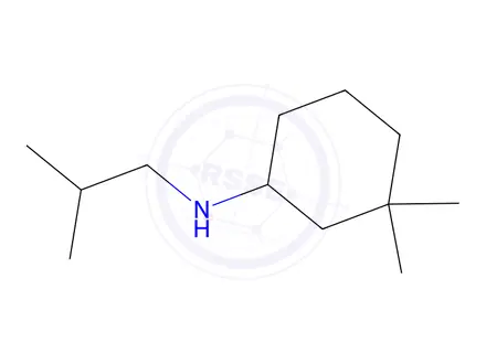 Chemical structure of n-Isobutyl-3,3-dimethylcyclohexan-1-amine