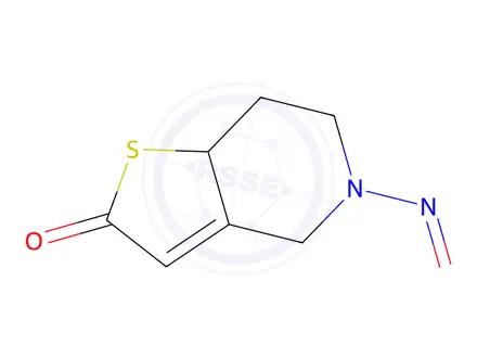 Chemical structure of 5-Nitroso-5,6,7,7a-tetrahydrothieno[3,2-c]pyridin-2(4H)-one