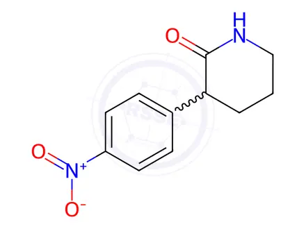 Chemical structure of 3-(4-nitrophenyl)piperidin-2-one