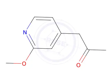 Chemical structure of 1-(2-methoxypyridin-4-yl)propan-2-one