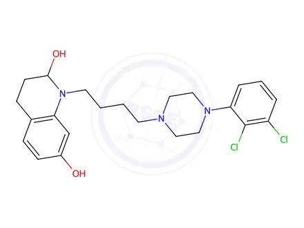 Chemical structure of Aripiprazole Quinolinediol Impurity