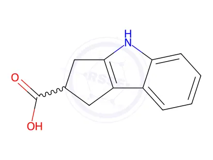 Chemical structure of 1,2,3,4-tetrahydro-cyclopenta[b]indole-2-carboxylic acid