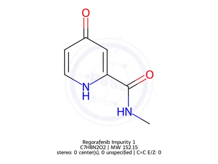 Chemical structure of 4-Hydroxy-N-methylpicolinamide