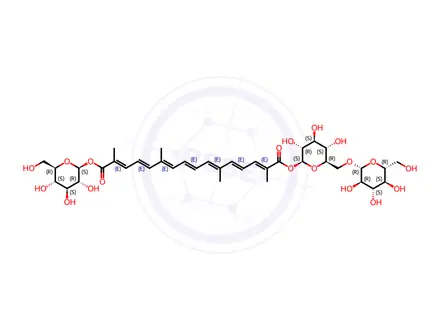 Chemical structure of Crocin II