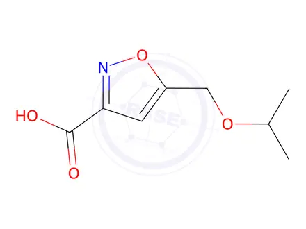 Chemical structure of 5-(Isopropoxymethyl)isoxazole-3-carboxylic acid