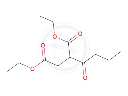 Chemical structure of diethyl (1-oxobutyl)succinate