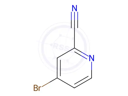 Chemical structure of 4-Bromopyridine-2-carbonitrile
