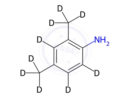 Chemical structure of 2,4-Dimethylaniline-d9