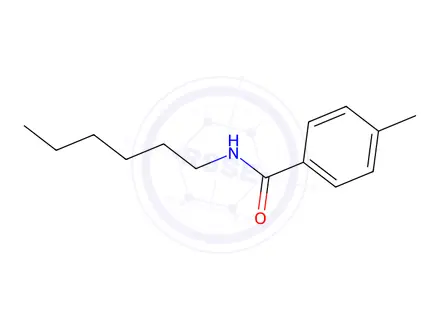 Chemical structure of N-n-Hexyl-4-MethylbenzaMide, 97%