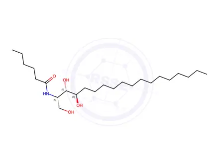 Chemical structure of N-Hexanoyl-Phytosphingosine