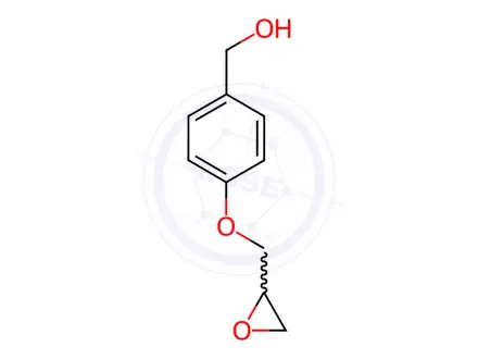 Chemical structure of Bisoprolol Hydroxymethyl Oxiran Impurity
