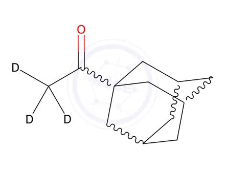 Chemical structure of 1-(Acetyl-d3)adamantane