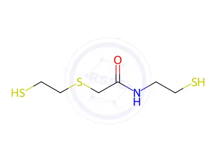 Chemical structure of N-(2-Mercaptoethyl)-2-((2-mercaptoethyl)thio)acetamide