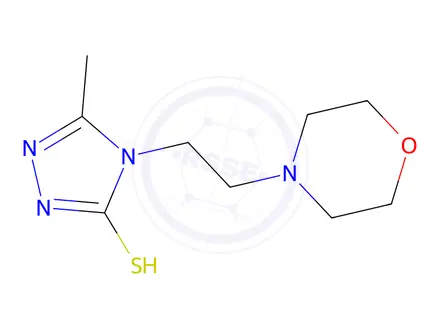 Chemical structure of 5-Methyl-4-(2-morpholinoethyl)-4H-1,2,4-triazole-3-thiol