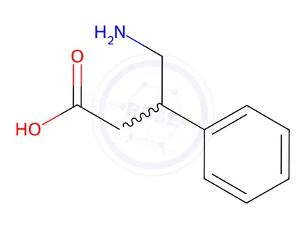 Chemical structure of 4-Amino-3-phenylbutanoic Acid(Phenibut)
