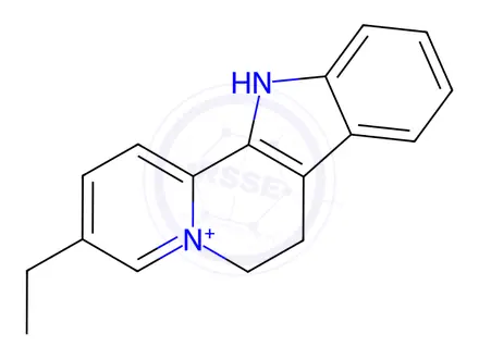 Chemical structure of 5,6-dihydroflavopereirine