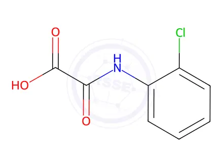 Chemical structure of [(2-Chlorophenyl)amino](oxo)acetic acid