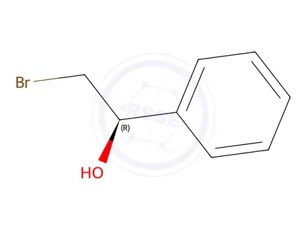 Chemical structure of (R)-2-Bromo-1-phenylethanol