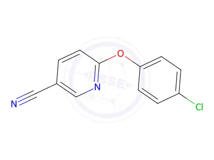 Chemical structure of 6-(4-Chlorophenoxy)nicotinonitrile