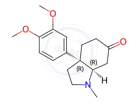 Chemical structure of Mesembrine Impurity 1