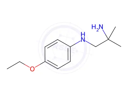 Chemical structure of N1-(4-Ethoxyphenyl)-2-methylpropane-1,2-diamine