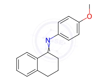 Chemical structure of N-(3,4-Dihydronaphthalen-1(2H)-ylidene)-4-methoxyaniline