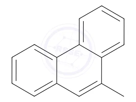Chemical structure of 9-Methylphenanthrene