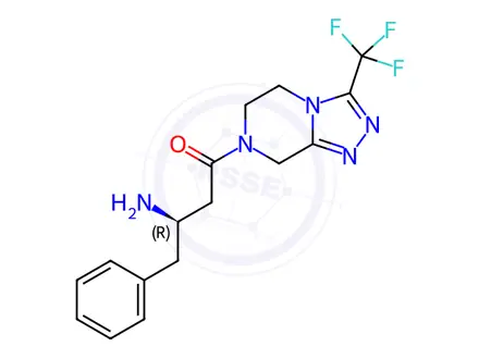 Chemical structure of Sitagliptin Impurity 154