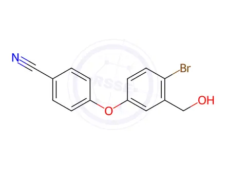 Chemical structure of Crisaborole Bromo Impurity