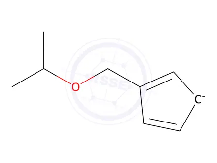 Chemical structure of (isopropoxymethyl)ferrocene