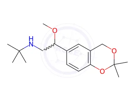 Chemical structure of Salbutamol Acetonide Methyl Ether