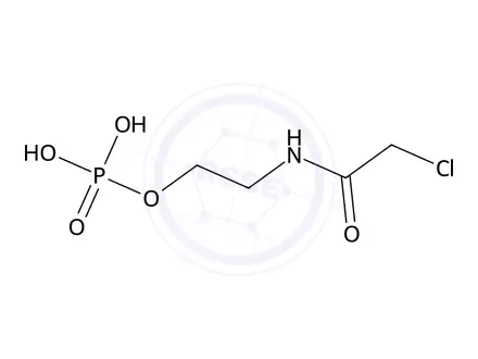 Chemical structure of 2-(2-Chloroacetamido)ethyl dihydrogen phosphate