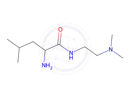 Chemical structure of 2-Amino-N-(2-(dimethylamino)ethyl)-4-methylpentanamide