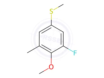 Chemical structure of (3-Fluoro-4-methoxy-5-methylphenyl)(methyl)sulfane