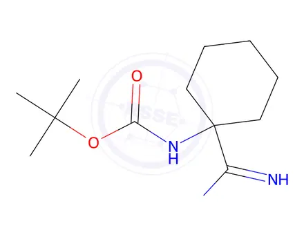 Chemical structure of Tert-butyl (1-carbamimidoylcyclohexyl)carbamate