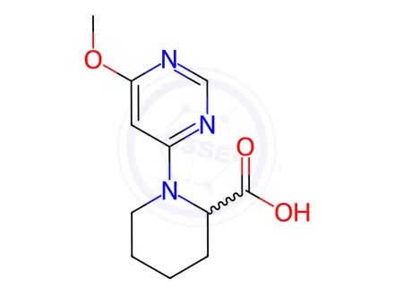 Chemical structure of 1-(6-Methoxy-pyriMidin-4-yl)-piperidine-2-carboxylic acid