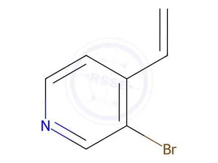 Chemical structure of 3-Bromo-4-vinylpyridine