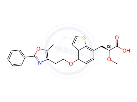 Chemical structure of Aleglitazar