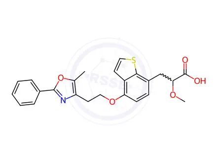 Chemical structure of Aleglitazar Impurity 4