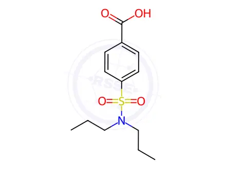 Chemical structure of Probenecid