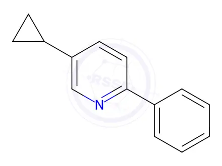 Chemical structure of 5-Cyclopropyl-2-phenylpyridine
