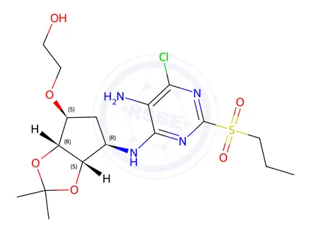 Chemical structure of Ticagrelor Impurity 35