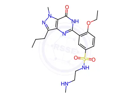 Chemical structure of Didescarbonsildenafil