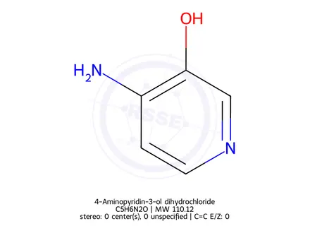 Chemical structure of 3-Hydroxy-4-aminopyridine