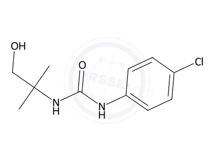 Chemical structure of 1-(4-Chlorophenyl)-3-(1-hydroxy-2-methylpropan-2-yl)urea