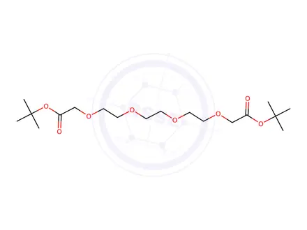 Chemical structure of COOTBU-PEG5-COOTBU