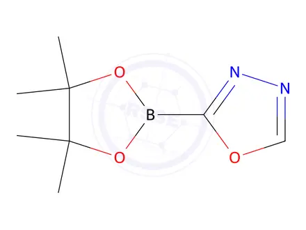 Chemical structure of 2-(4,4,5,5-TETRAMETHYL-1,3,2-DIOXABOROLAN-2-YL)-1,3,4-OXADIAZOLE